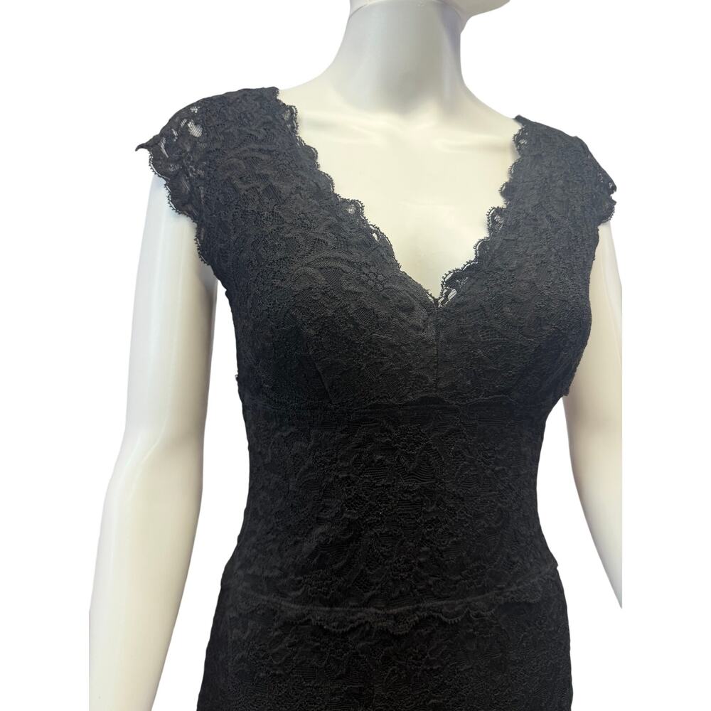 Hanky Panky min Dress Women Black Lace Beaded small Y2K Goth 90s vintage